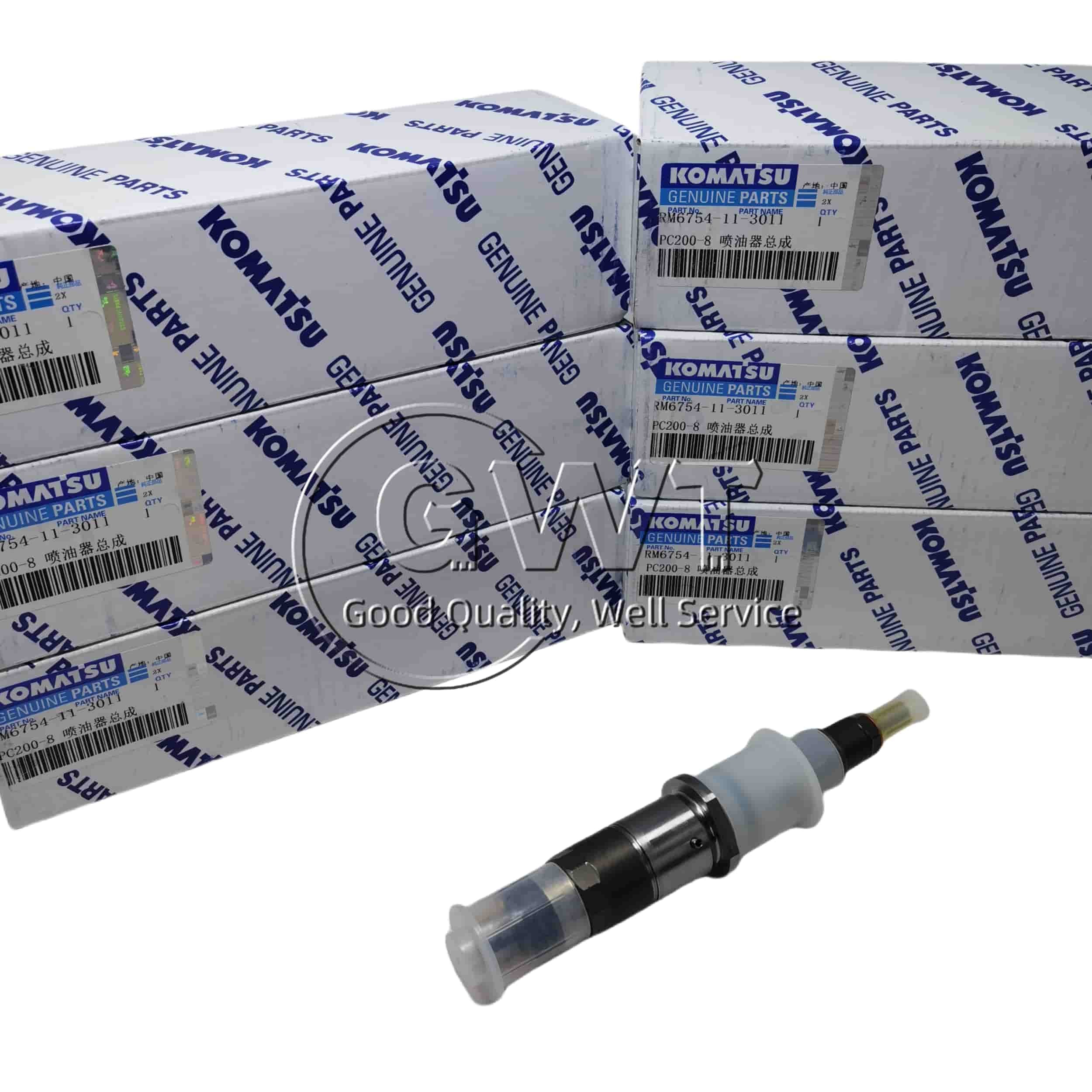 KOMATSU 6754-11-3011 Common Fuel Rail Injector