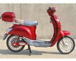Hand Brake 350w Electric Moped Bike With Permanent Magnet Brushed DC Motor