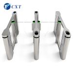 Office Building Speed Gate Turnstile Servo Motor SUS304 RFID