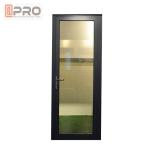 Interior Aluminium Hinged Doors With Double Low E Glass For Residential House