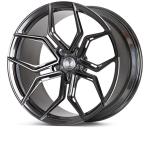 Silver Black Face Audi Forged Wheels Polish Aluminum Scissor Shape 22x9.5