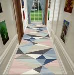Super Geometric Style Large Commercial Floor Mat For Flower Entrance Corridor