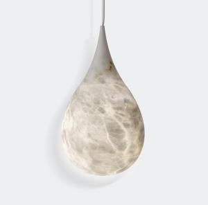 Wholesale Modern Alabaster Pendant Light 4W Raindrop Pendant Light Dimmable from china suppliers