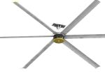 Silent 52RPM Gearbox Motor Aluminum Blade Ceiling Fan