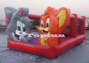 Wholesale 20ft Amusement Parks Inflatable Jumping Castle Tom and Jerry Double Room from china suppliers
