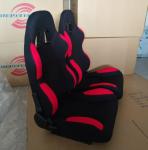Blue Fabric Car Sport Racing Seats With Single Recliner / Single Slider JBR1001