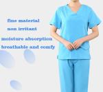 Hospital Uniforms Spandex Scrub Suits Sets Non Irritant Customization Available