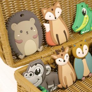 China Customized Logo Silicone Baby Teether Chewable With Cow Fox Owl Shape on sale