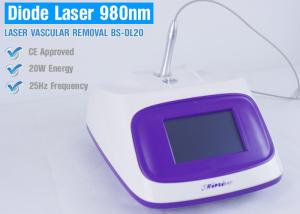 Wholesale Red Blood Vascular Removal Machine , 980nm High Power Diode Laser For Spider Vein from china suppliers