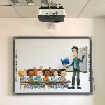 88" 96" Big Size interactive Whiteboard Free eductaion software for Education