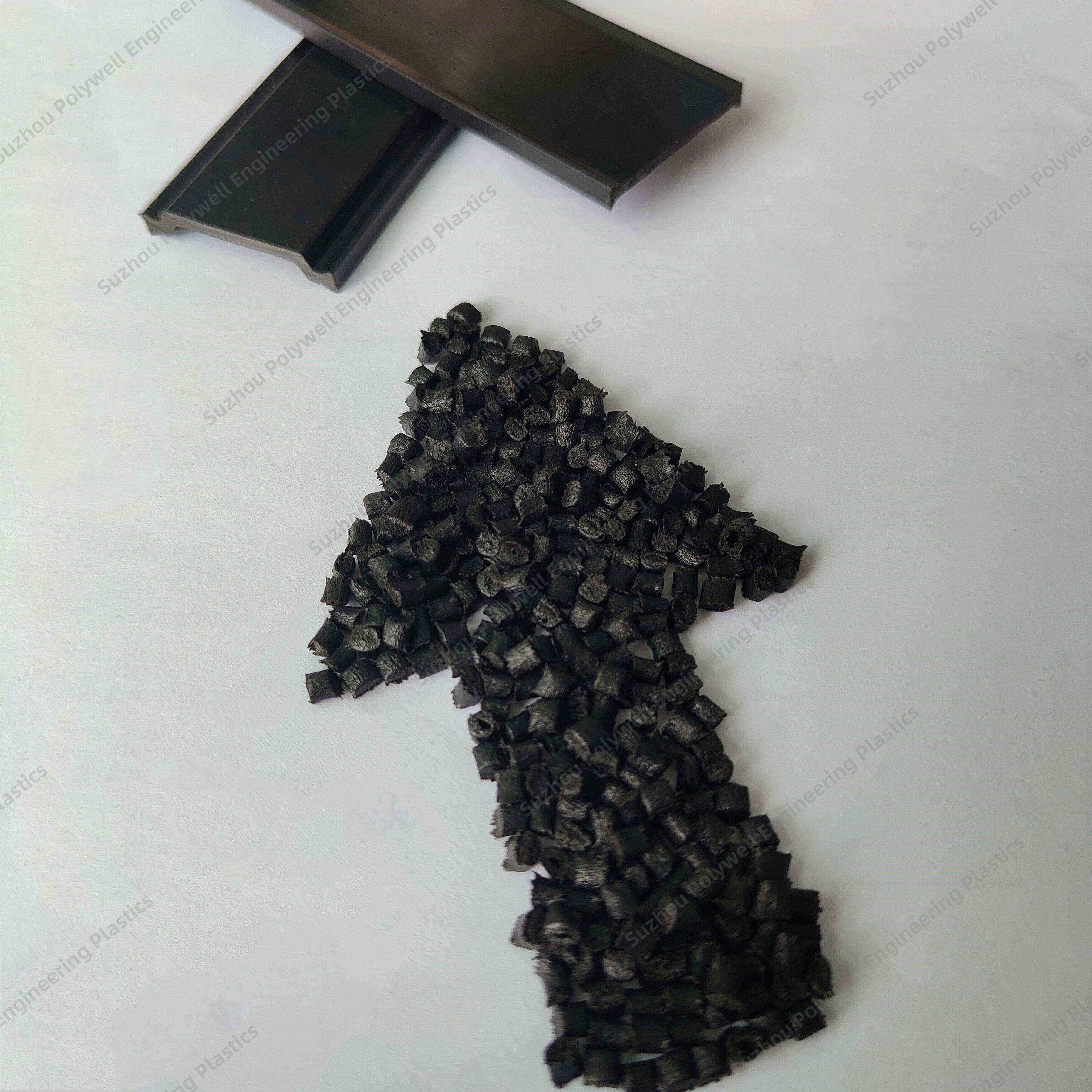 25% Glass Fiber Polyamide PA66 Heat Insulation Extrusion Material Nylon Recycling Granules
