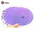 Round PET Film Zirconia Sanding Disc 150mm Sanding Discs 240 Grit