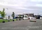 Arcum Double Decker Tent With ABS Hard Glass Walls For Sport Event