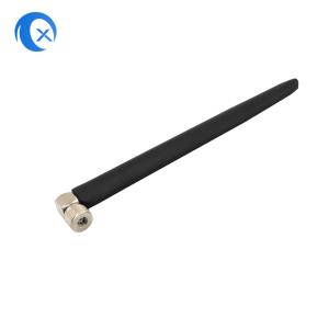 Wholesale High Gain 5dBi Fixed 90 Degree External Rubber Right-Angle RP SMA Male Connector 2.4GHz Antenna for HD Security Camera from china suppliers