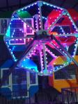 Movable Mini Ferris Wheel 8 Players , Fiberglass Metal Small Kids Ferris Wheel