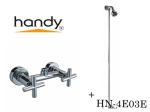 H59 Brass Bathroom Sink Faucets With Two Handles Chrome Plated