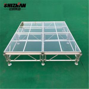 China Aluminum Fashion Show Glass Stage Adjustable Acrylic Platform on sale