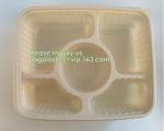 Takeout Takeaway Good Eco Sugarcane 800ml Lunch Box Clamshell Disposable