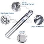 OEM 6mm Ball End Mill Engraving Woodworking Tungsten Carbide Milling Bits