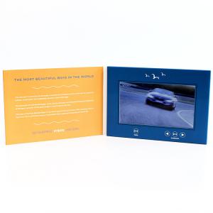Wholesale 6 Movie - Control LCD Video Card , Gold Stamping Video Greeting Card For Business  from china suppliers