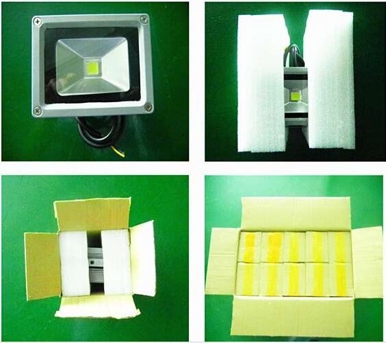 flood light led lighting rechargable motion PIR sensor RGB remote controller