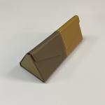 New Design eyeglasses case PU splicing foldable sunglasses case