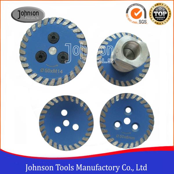 50mm 75mm Diamond Stone Cutting Blades with M14 Flange for Granite Cutting and