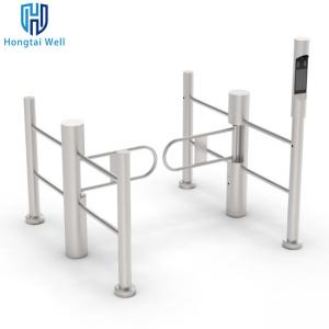 China 55cm Lane Width Controlled Access Turnstiles SS304 Facial Recognition Gate on sale
