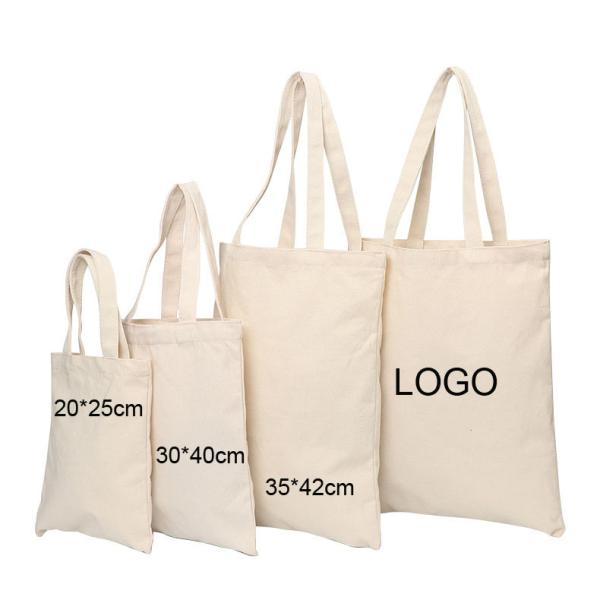 Cotton shopping bags advertising bag 20*25cm/30*40cm/35*42cm white logo