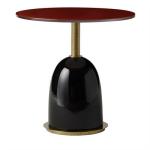 Fiberglass Painted Base Hotel Coffee Table Round Metal Corner Couch Side Table