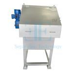 0.75kw SUS304 Rotary Drum Screening Machine DN350 Outlet Flange Rotary Drum