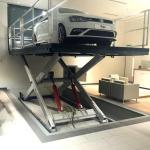3500kgs Automotive Lift Table 3m Fixed Car Scissor Lift For Garage