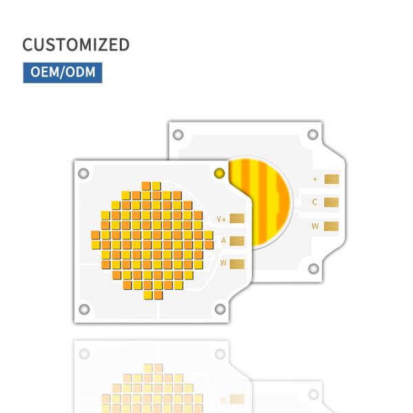 3838 SERIES Bi Color LED Chips 50W+50W 200W+200W High Power Chip 2700K 6500K For
