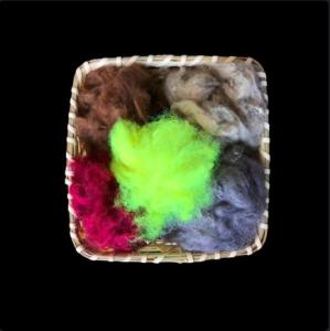 Wholesale Filling Material Dumbbell Polyester Staple Fiber 11.11 Detx 64mm from china suppliers