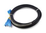Black LSZH Sheath MM SC FC ST LC 4Cores Base Station Cable