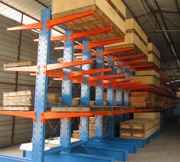 Heavy Duty Cantilever Storage Rack Custom Size For Long Items Storage