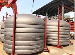 Wholesale 3600mm As516 Gr 70 Ellipsoidal Dish End Asme Ellipsoidal Head Dimensions For Oil Gas Tanks from china suppliers