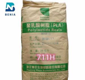 Wholesale Hisun PLA Resin REVODE 711H Polylactic Acid Biobased PLA Pellets for Biodegradable Compostable from china suppliers
