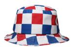 Colorful grid Fishman Bucket Hat Printing Fashion For man woman