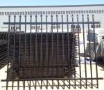 China factory high quality galvanized Tubular Iron Fencing galvanized for sale