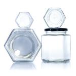 Sundry Food Sugar Glass Storage Jars With Tin Lid 4 Oz Custom Logo
