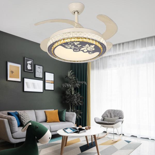 Smart 42 Folding Ceiling Fan With Light ABS Blades Folding Blade Fan