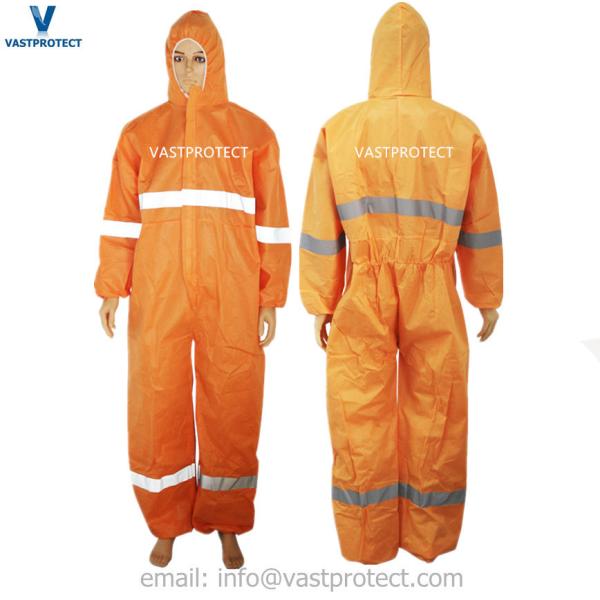 Certificate Ce Type 5/6 Cat 3 Microporous SMS Disposable Coveralls with