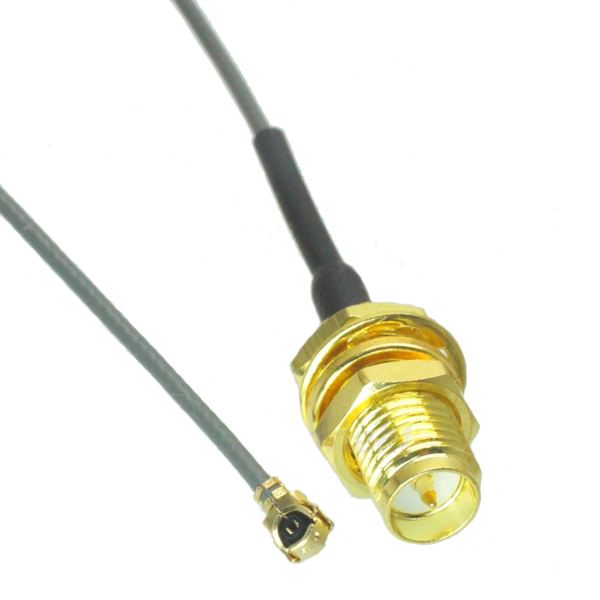 IPX MHF U.FL RF Coaxial Cable WIFI Extension RG178 with SMA-J Female and V.S.W.R≤1.5