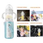 ODM Baby Glass Mother Milk Feeding Bottle 240ml 3 In 1 With Formula Dispenser