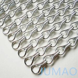 Wholesale Door Chain Link Fence Curtains Aluminium Chain Link Fly Screens ODM from china suppliers
