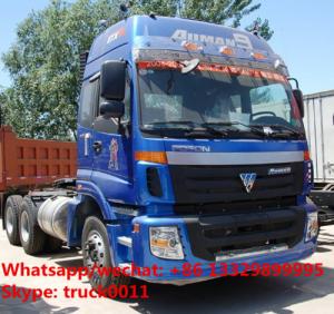 Wholesale best seller-FOTON AUMAN 6*4 340hp diesel semitrailer tractor head for sale, hot sale FOTON heavy duty tractor head from china suppliers