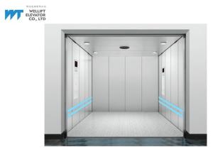 Wholesale Upmarket Residential Freight Elevator Stainless Steel Finish Cabin With Crash Barrier from china suppliers