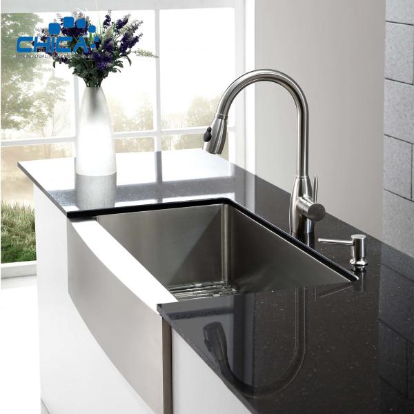 Single Bowl Apron Front Stainless Steel Kitchen Sinks Undermount Rectangular