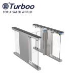 Transparent Acrylic Speed Gate Turnstile Access Control System
